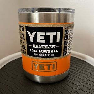 Yeti KCO lowball 10oz cup King crab orange New